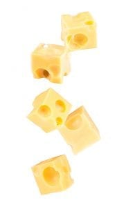 Cheese cube processing